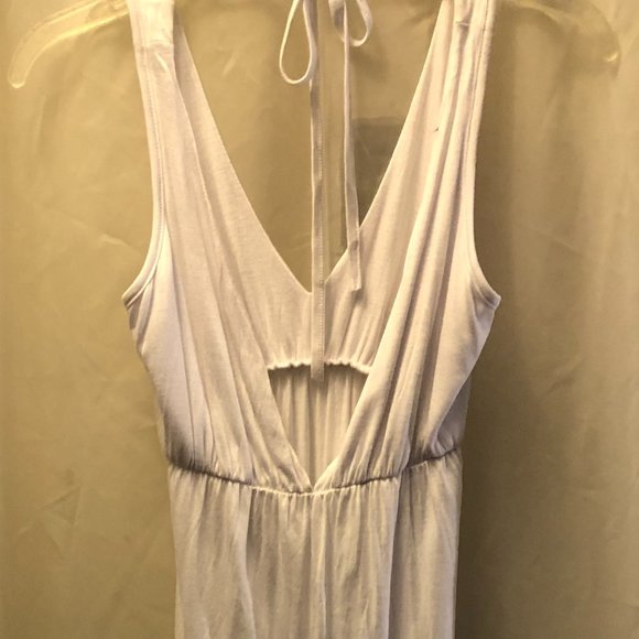 Long Backless Jersy Maxi Dress - Picture 5 of 5